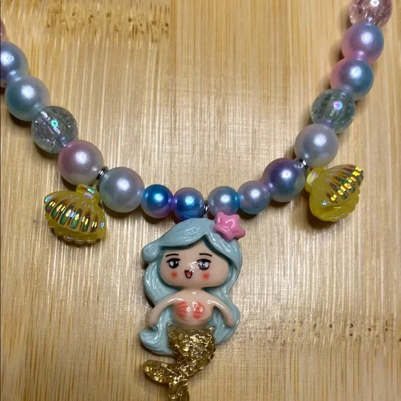 Colorful Beaded  Necklace and Bracelet  Set