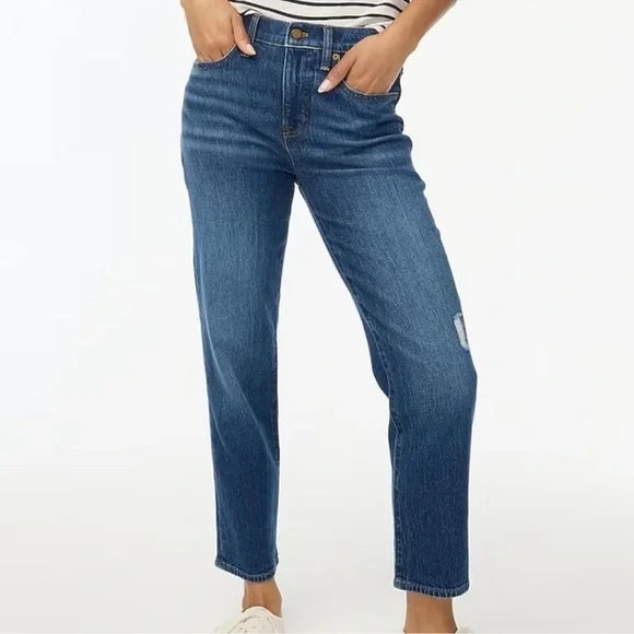 J.Crew Relaxed boyfriend jean in all-day stretch preppy comfy Size 30