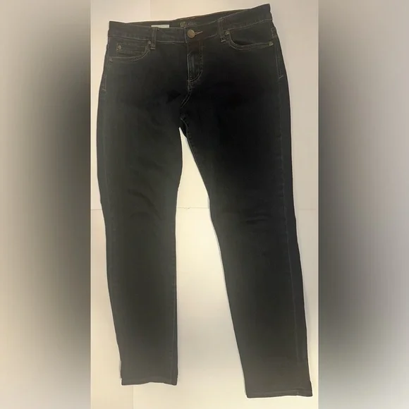 Kut From The Kloth Diana Skinny Jeans Women Size 10 Dark Blue Wash Stretch Denim