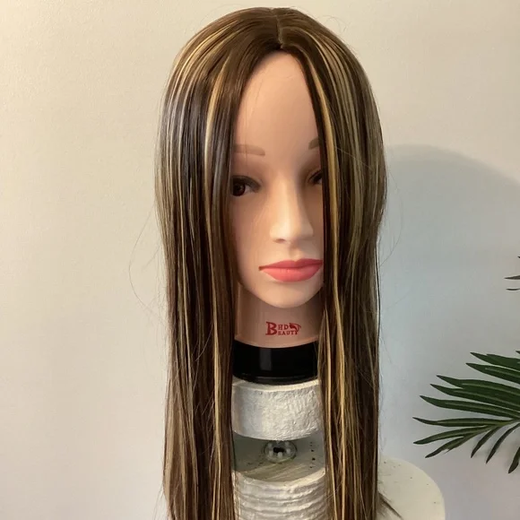 Synthetic Highlight Wig