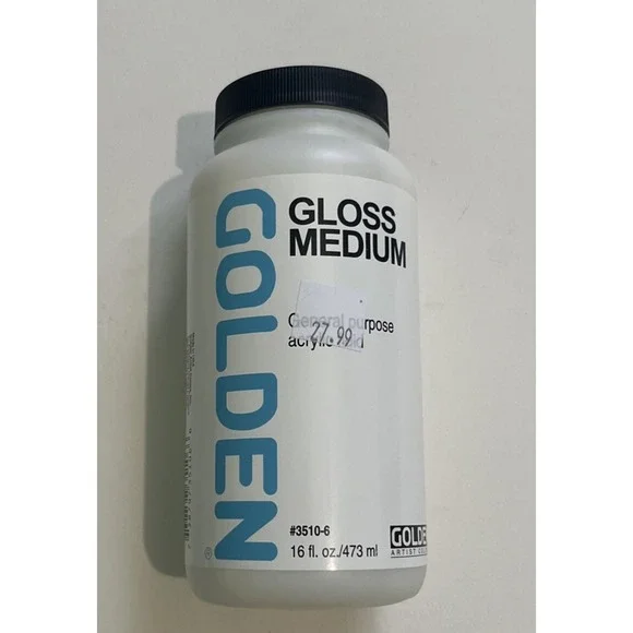 Acrylic‎ Medium Golden Polymer Medium 16 Oz