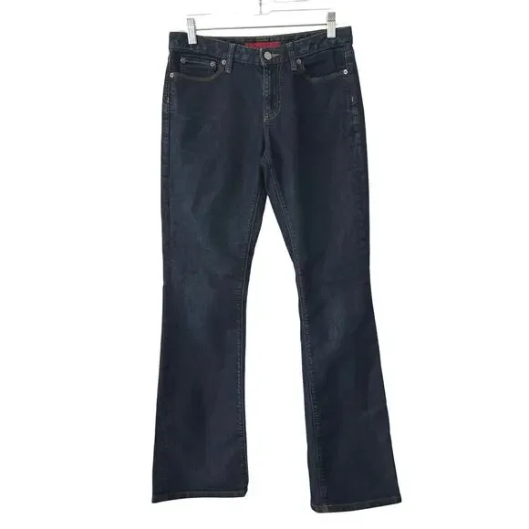 Banana Republic Women's Dark Wash Boot Cut Denim Jeans 28 6