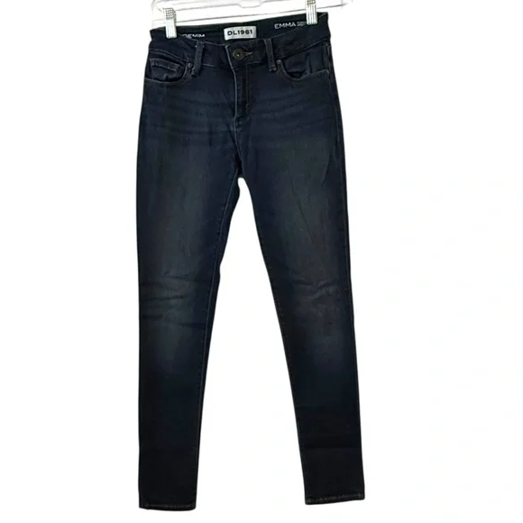 DL1961 26 Emma Power Legging Dark Wash Stretch Skinny Jegging Jeans