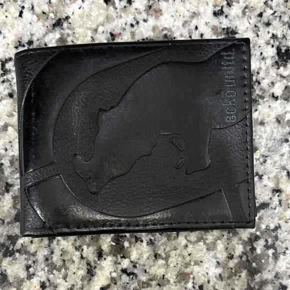 Ecko Unlimited Black Embossed Key Holder