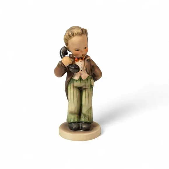 Vintage Goebel Hummel #124 “Hello” Figurine TMK-3 Stylized Bee 6” W Germany