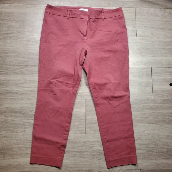 New York & Company Slim Ankle Jeans - Rosewood Jeggings Womans Size 12