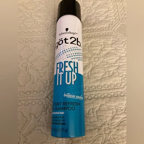 NEW 1-Can Schwarzkopf  Got2b Fresh it up Instant Refresh Dry Shampoo