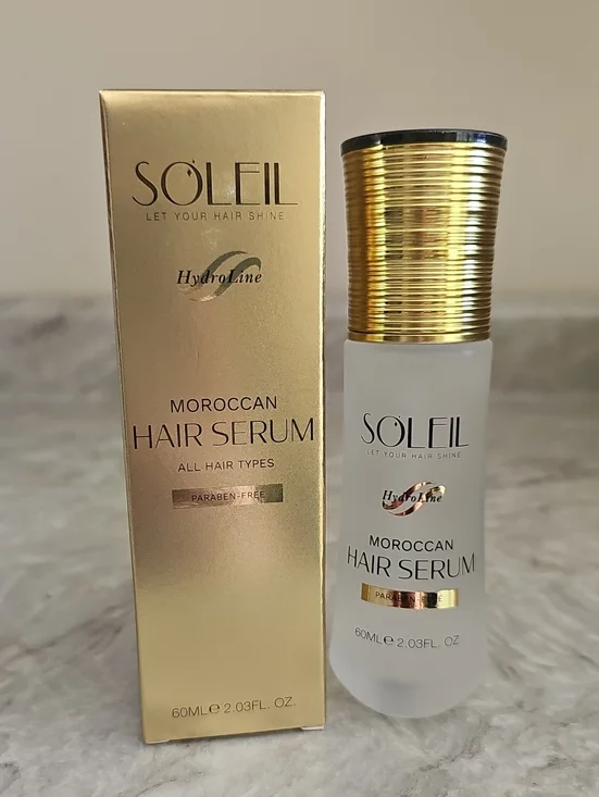 Soleil HydroLine Moroccan Hair Serum NEW Paraben Free 60mL