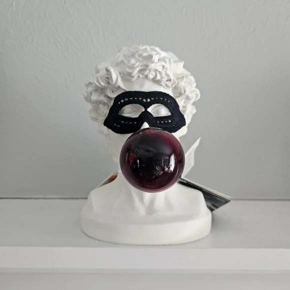 NWT Ashland Gothic Bordeaux Tabletop Greek Statue W/Light Up Bubble Gum