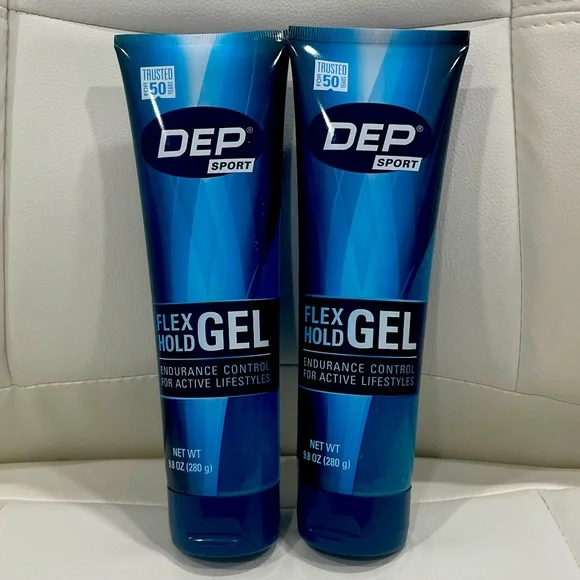 DEP Flex Hold Styling Gel Effortless Control For Healthy Hydrated Hair 2 x9.8oz
