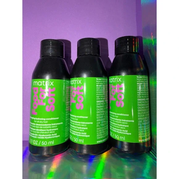 Matrix Food For Soft Detangling Hydrating Conditioner Hyaluronic 3pk travel