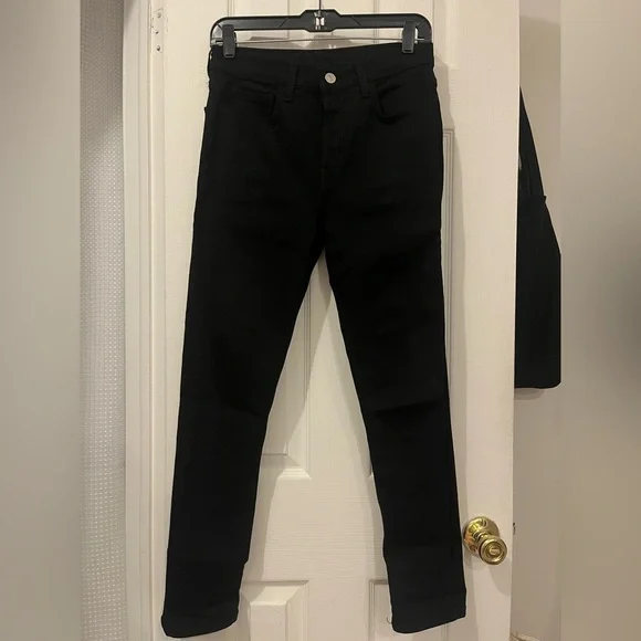 Re/done Original Buttonfly Black Jeans