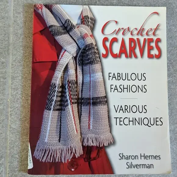 Crochet Scarves Pattern Book Various Techniques