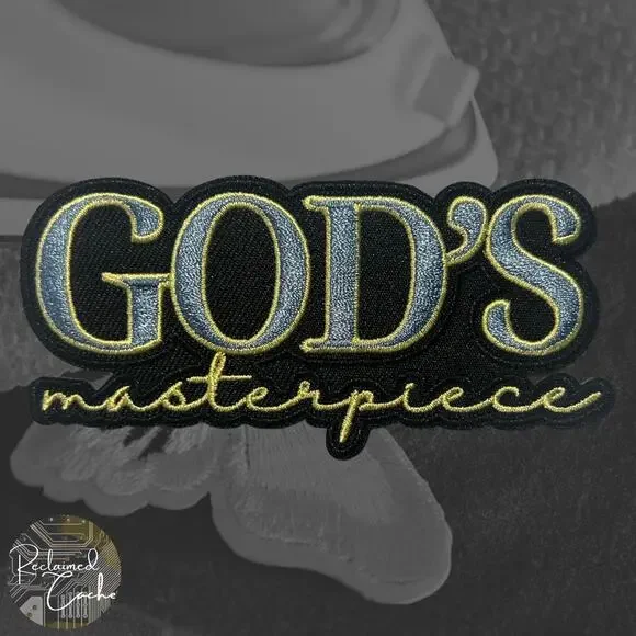 God's Masterpiece Iron On Patch