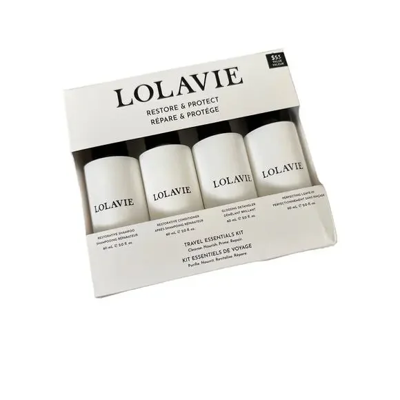 Lolavie - Travel Essentials Kit Shampoo Conditioner Detangler & Leave in