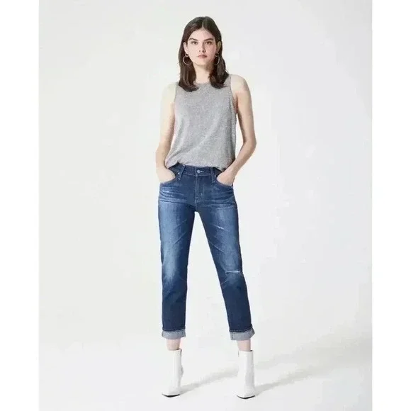 AG-ED Denim Ex-Boyfriend Slim Jeans Size 29‎