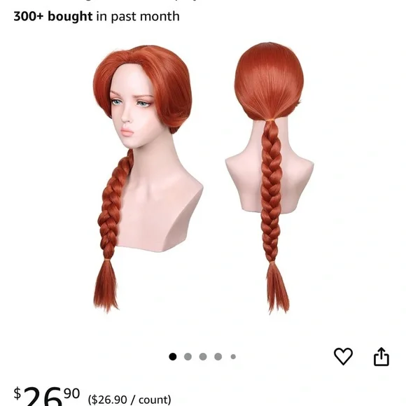 Auburn Braided Wig for Women
