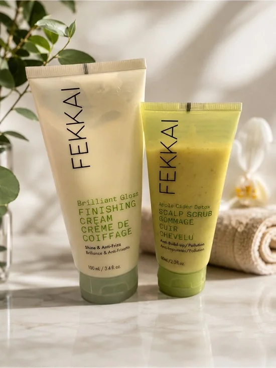 NWT Sealed Fekkai Brilliant Gloss Finishing Cream & Detox Scalp Scrub