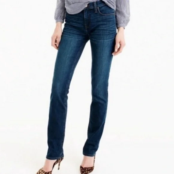 J.CREW Matchstick Dark Wash Jeans