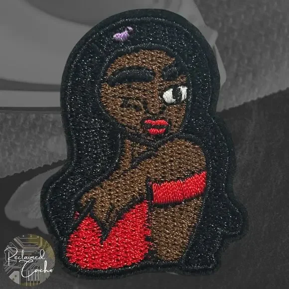 Wink Iron On Patch