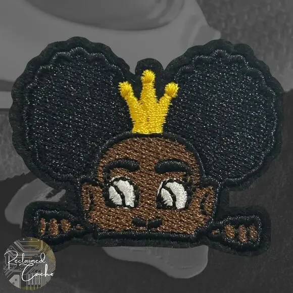 Peekaboo Iron On Patch