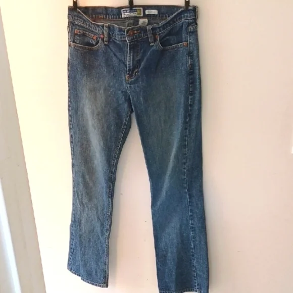 Old Navy Blue Straight Leg Jeans Timeless Style