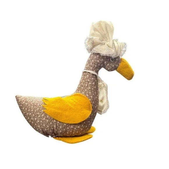 Goose Plush 90's Decor weighted door stop