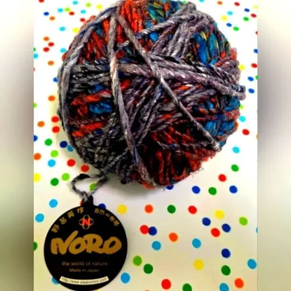 NORO KOGARASHI KNITTING YARN Balled 3.6 Oz, 51% Silk & 49% Wool