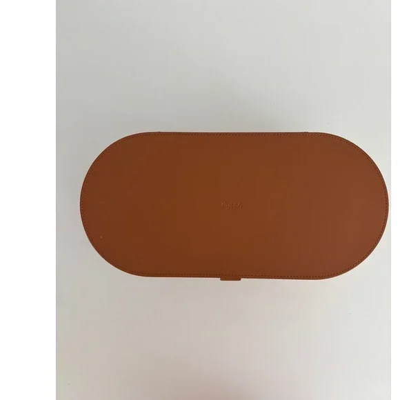 Dyson Airwrap Supersonic Presentation Case Tan Brown Storage Box Magnetic Clasp