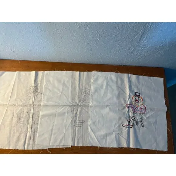 Handmade Embroidered Circus Clown and Clown Patterns 14