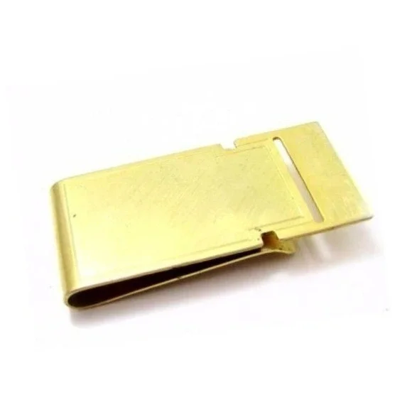Vintage Classic Gold Plated Money‎ Clip*Men's Jewelry Accoutrement