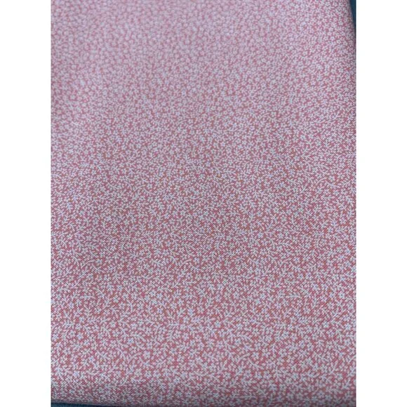 Vintage Springs Industries Light Orange & Orange Calico Print Fabric 1/2 yard Se