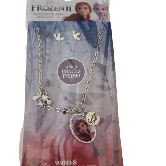 NEW Frozen II necklace and earrings