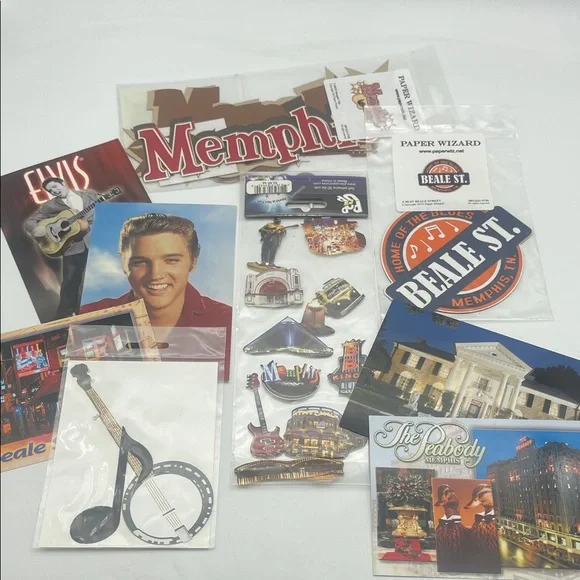 Memphis Tennessee Scrapbooking Supplies Stickers Die Cuts Embellishments New