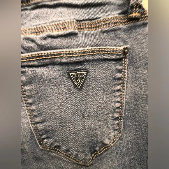 Guess Los Angeles medium Rise curvy Skinny Jeans, Blue size 25