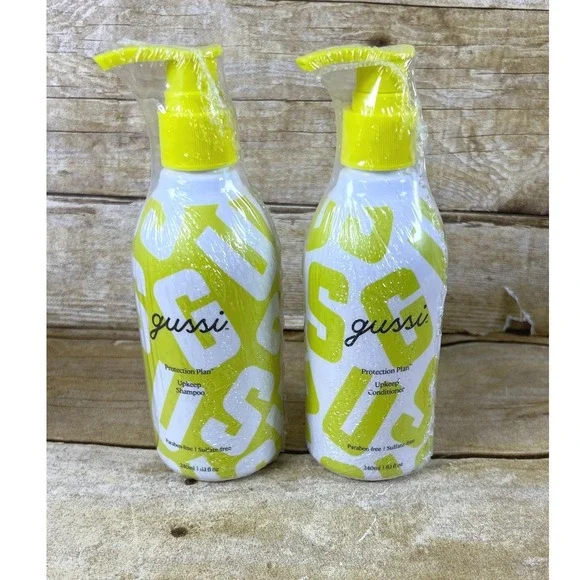 Gussi Hair Protection Plan Hair Upkeep Shampoo & Conditioner set Sealed