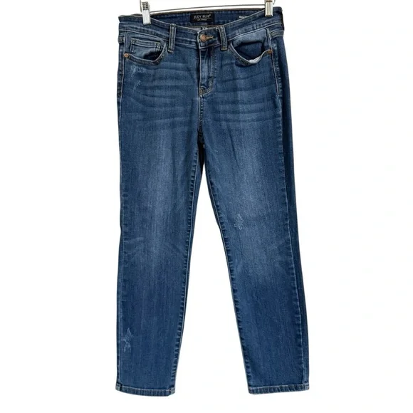 Judy Blue Relaxed Fit Mid Rise Blue Women’s Size 7/28 Style JB82251DK