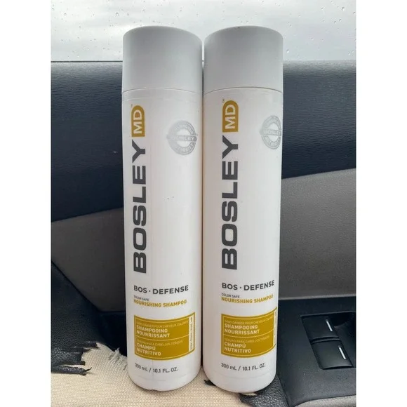 2 BOSLEY MD new Defense Nourishing Shampoo Color Safe Sulfate Free‎ 10.1 fl oz