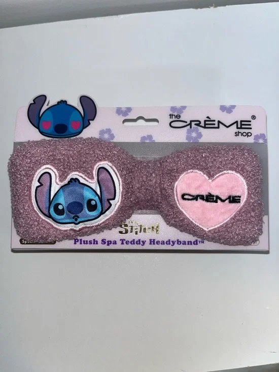 The Crème Shop Stitch Disney Special Edition Plush Spa Teddy Soft Headband