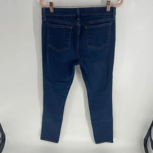 J.Crew Reid Women's Blue Dark Wash Skinny Jeans Size 29