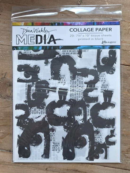 Dina Wakley Media Collage Paper Pack