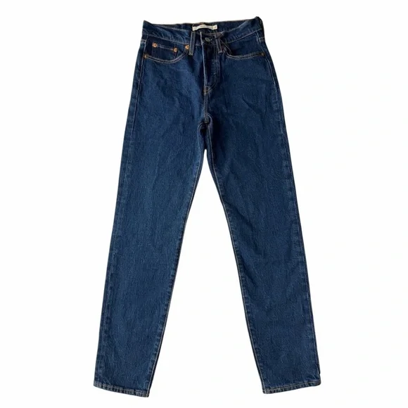 NWT Levi's Women's High Rise Wedgie Jeans - Dark Blue size 25