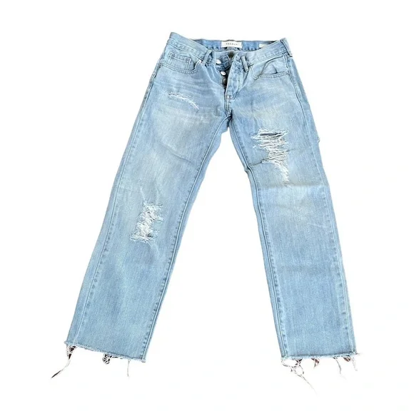 Pacsun‎ Boyfriend Distress Button Fly Jeans Size: 23