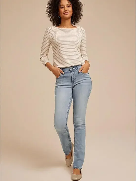 NWT Maurices Light Wash Straight Leg Jeans