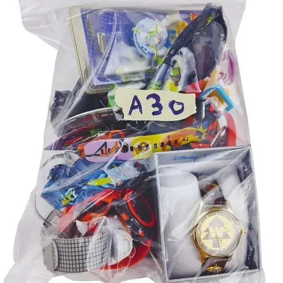 Disney Boys Mix Pop Culture Mystery Jewelry Bundle – 1.4 Pound AS-IS Lot A30