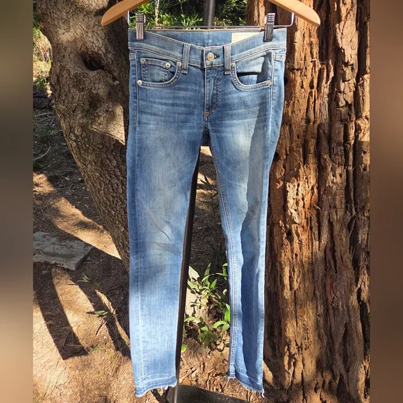 Rag & Bone Womens Blue‎ Ankle Skinny Jeans Size 24