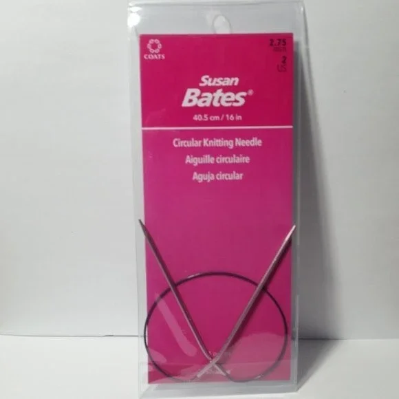Silvalume Circular Knitting Needle US 2 16 Inch