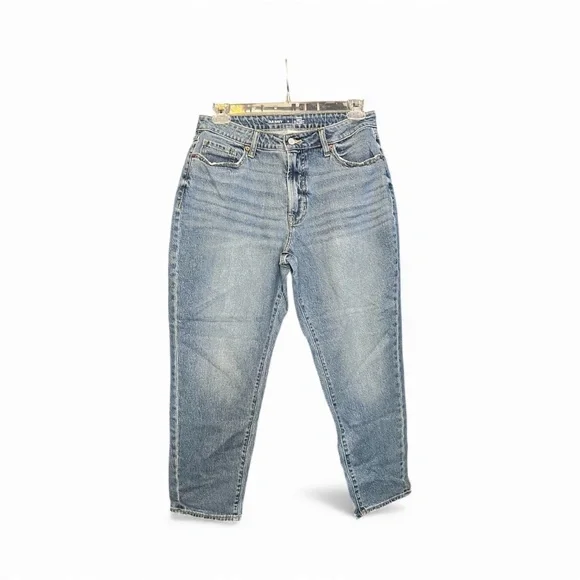 💙 EUC OLD NAVY Lilo High-Rise Curvy OG Straight Blue Jeans | Sz 12