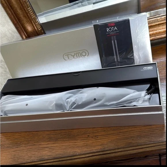 New TYMO ROTA AUTOMATIC Ionic Rotating curling Iron.  1.25” Titanium Barrel.