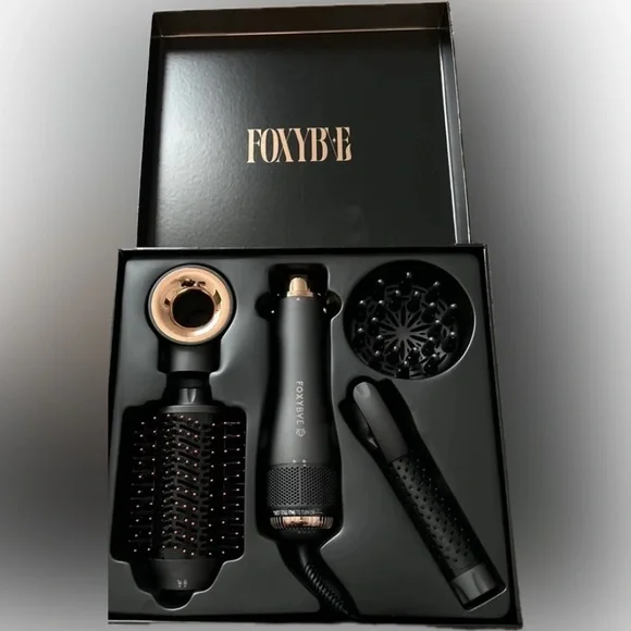 FoxyBae Rose Gold Super Styler Hair Tool. Shinny finish, faster styling.